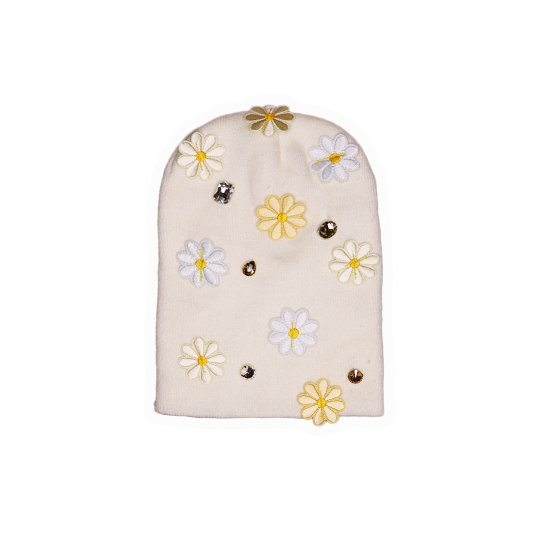 BLOOM Studded Beanie CREAMS
