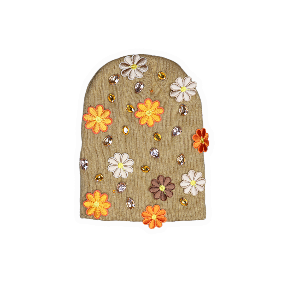 BLOOM Studded Beanie TAN